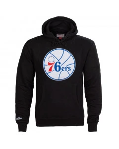 Philadelphia 76ers Mitchell & Ness Chenille Logo Hoodie