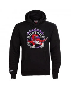 Toronto Raptors Mitchell & Ness Chenille Logo maglione con cappuccio
