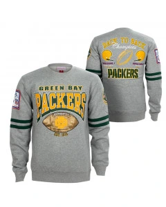 Green Bay Packers Mitchell & Ness All Over Print Crew Pullover 