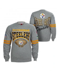 Pittsburgh Steelers Mitchell & Ness All Over Print Crew maglione