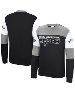 San Antonio Spurs Mitchell & Ness Perfect Season Crew Fleece pulover