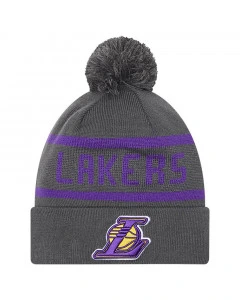 Los Angeles Lakers New Era Jake Graphite Bobble cappello invernale