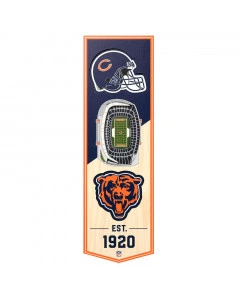 Chicago Bears 3D Stadium Banner slika
