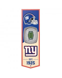 New York Giants 3D Stadium Banner 