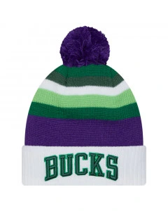 Milwaukee Bucks New Era 2021 City Edition Official cappello invernale