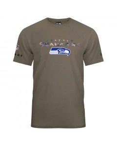 Seattle Seahawks New Era Camo Wordmark T-Shirt