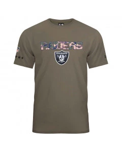 Las Vegas Raiders New Era Camo Wordmark T-Shirt