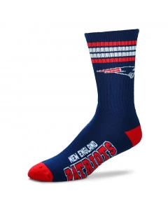 New England Patriots For Bare Feet Graphic 4-Stripe Deuce calze 