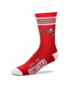 Tampa Bay Buccaneers For Bare Feet Graphic 4-Stripe Deuce calze 