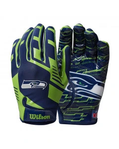 Seattle Seahawks Wilson Stretch Fit Receivers Youth Guanti per bambini