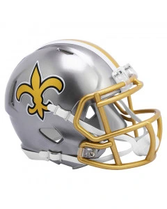 New Orleans Saints Riddell Flash Alternative Speed Mini Helm
