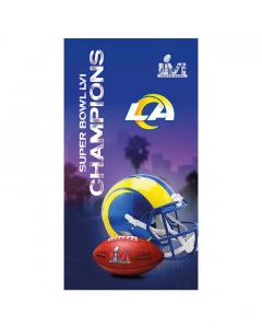 Los Angeles Rams Super Bowl LVI Champions asciugamano 