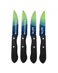 Seattle Seahawks Steak Knives Set 4x di coltelli da bistecca