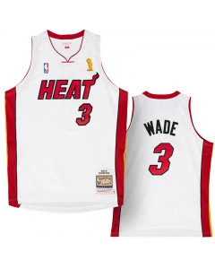 Dwyane Wade 3 Miami Heat 2005-06 Mitchell and Ness Authentic Finals Maglia