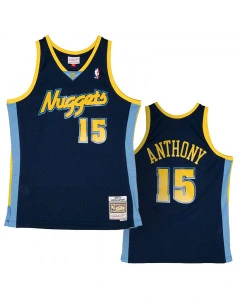 Carmelo Anthony 15 Denver Nuggets 2006-07 Mitchell and Ness Swingman Alternate Trikot