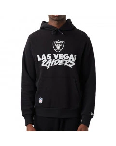 Las Vegas Raiders New Era Script Team maglione con cappuccio