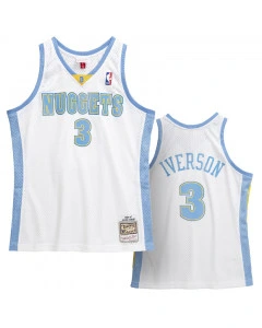 Allen Iverson 3 Denver Nuggets 2006-07 Mitchell and Ness Swingman Jersey