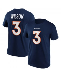 Russell Wilson 3 Denver Broncos Graphic T-shirt