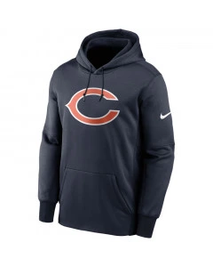 Chicago Bears Nike Prime Logo Therma maglione con cappuccio