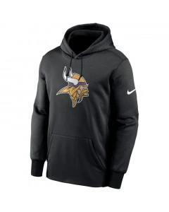 Minnesota Vikings Nike Prime Logo Therma maglione con cappuccio