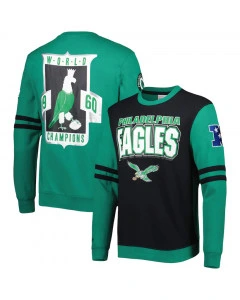 Philadelphia Eagles Mitchell and Ness All Over Crew 2.0 pulover