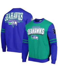 Seattle Seahawks Mitchell and Ness All Over Crew 2.0 pulover
