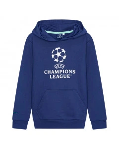 UEFA Champions League Big Logo maglione con cappuccio
