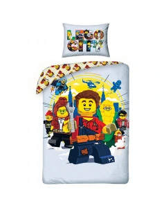Lego City biancheria da letto 140x200