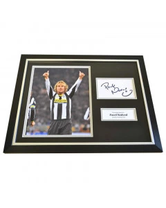 Pavel Nedved Signed Framed Photo 12" x16" Juventus Autograph Memorabilia Display COA