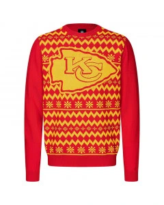 Kansas City Chiefs Big Logo 2 Colour pulover