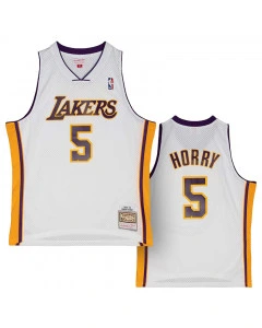 Robert Horry 5 Los Angeles Lakers 2002-03 Mitchell and Ness Swingman Alternate Maglia