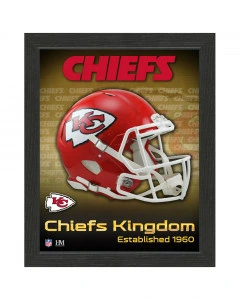 Kansas City Chiefs Team Helmet Frame fotografija v okvirju 