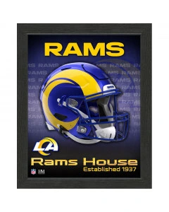 Los Angeles Rams Team Helmet Frame 