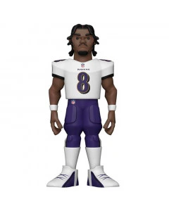 Lamar Jackson 8 Baltimore Ravens Funko Gold Premium CHASE Figur 13 cm
