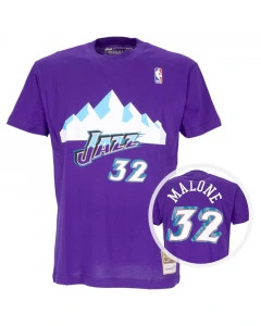 Karl Malone 32 Utah Jazz Mitchell and Ness HWC  T-Shirt