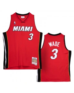 Dwyane Wade 3 Miami Heat 2005-06 Mitchell and Ness Swingman Alternate Maglia