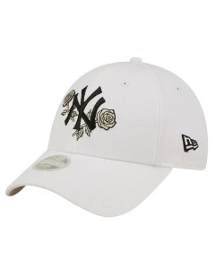 New York Yankees New Era 9FORTY Floral Metallic cappellino da donna