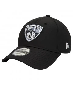 Brooklyn Nets New Era 9FORTY Print Infill cappellino