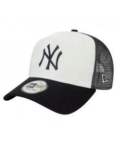 New York Yankees New Era Trucker Team Colour Block Navy cappellino