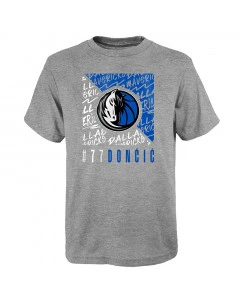 Luka Dončić 77 Dallas Mavericks Divide II T-Shirt
