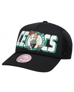 Boston Celtics Mitchell and Ness HWC Billboard Trucker cappellino