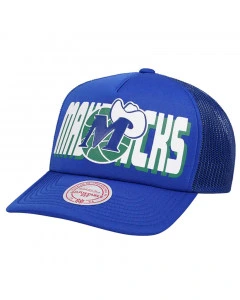 Dallas Mavericks Mitchell and Ness HWC Billboard Trucker cappellino