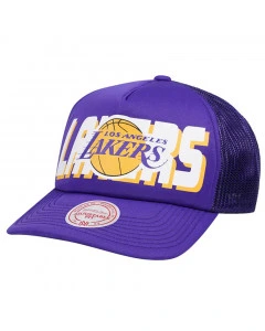 Los Angeles Lakers Mitchell and Ness HWC Billboard Trucker cappellino