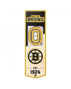 Boston Bruins 3D Stadium Banner foto