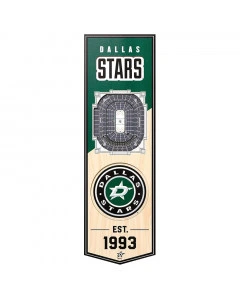 Dallas Stars 3D Stadium Banner foto