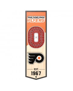 Philadelphia Flyers 3D Stadium Banner foto