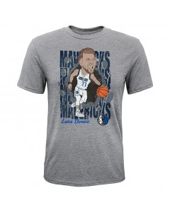 Luka Dončić 77 Dallas Mavericks Hype Breakers T-Shirt per bambini