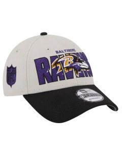Baltimore Ravens New Era 9FORTY 2023 NFL Draft cappellino