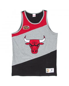 Chicago Bulls Mitchell and Ness HWC Colorblocked Cotton Tank Top T-Shirt