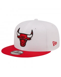 Chicago Bulls New Era 9FIFTY White Crown Team kapa